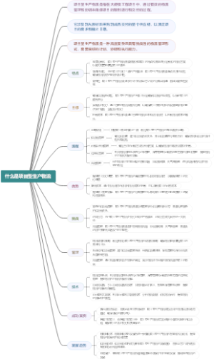 什么是项目型生产物流