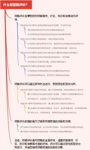 什么是项目评价？