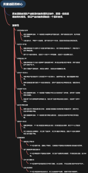 质量道德的核心