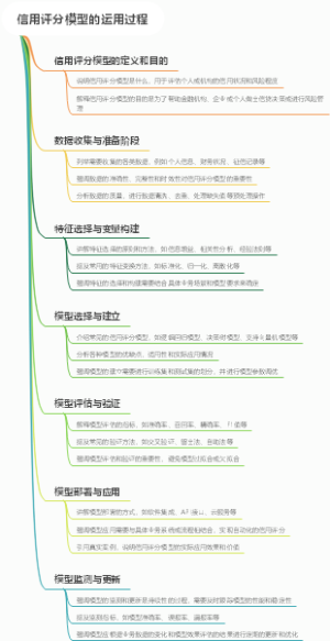信用评分模型的运用过程