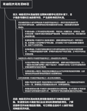网络经济风险的特征