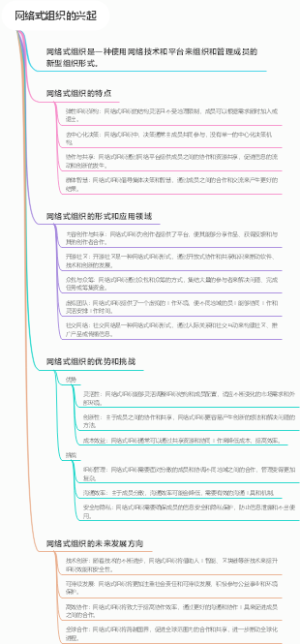 网络式组织的兴起