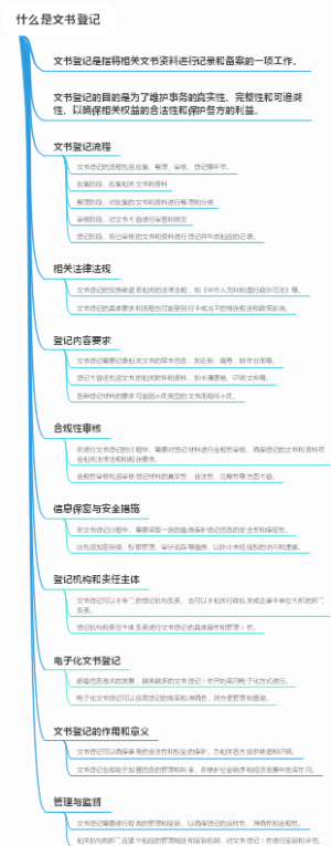 什么是文书登记