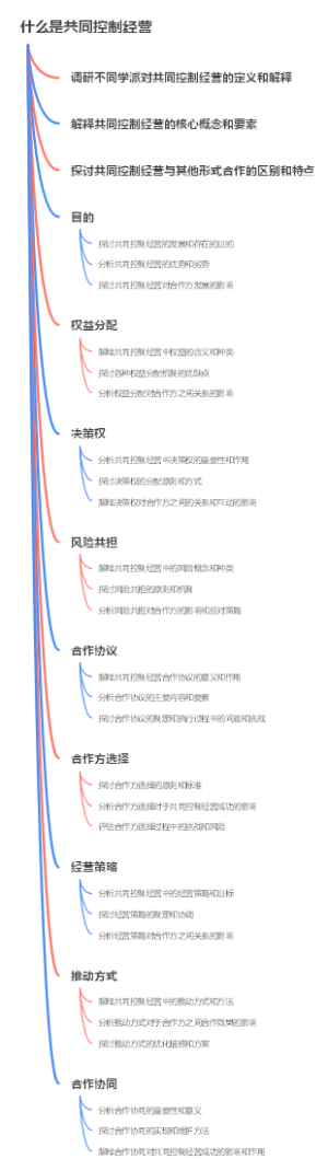 什么是共同控制经营