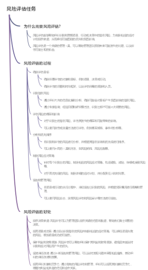 风险评估任务