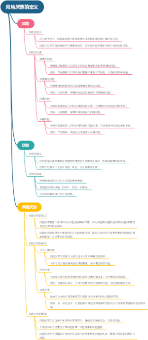 风险厌恶的定义