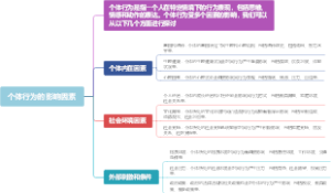 个体行为的影响因素