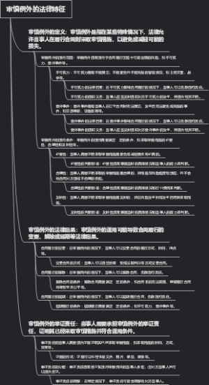 审慎例外的法律特征
