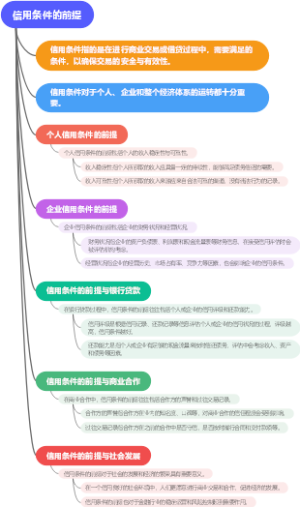 信用条件的前提