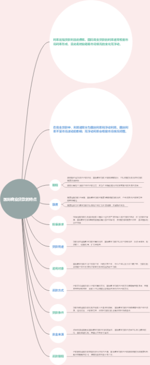 国际商业贷款的特点