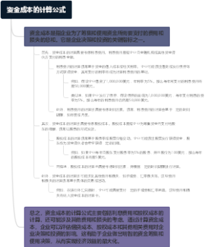 资金成本的计算公式