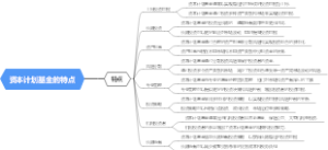 资本计划基金的特点