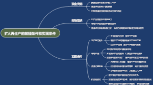 扩大再生产的前提条件和实现条件