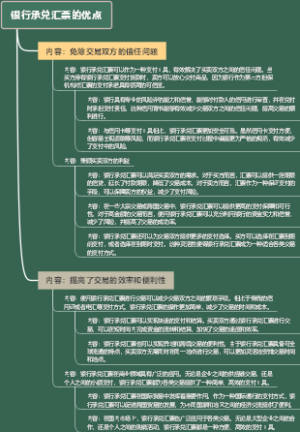 银行承兑汇票的优点