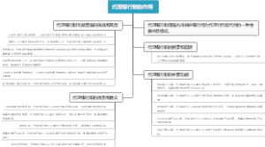 代理银行制的作用