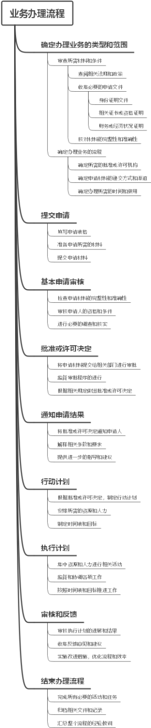 业务办理流程