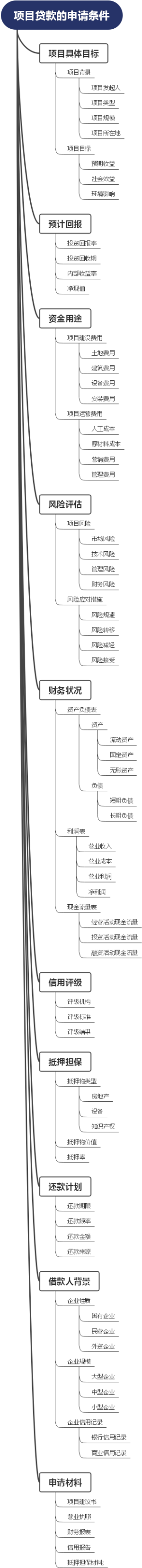 项目贷款的申请条件