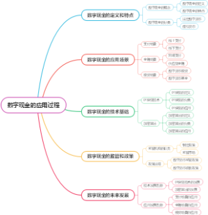 数字现金的应用过程