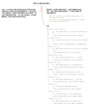 世界十大最佳投资银行