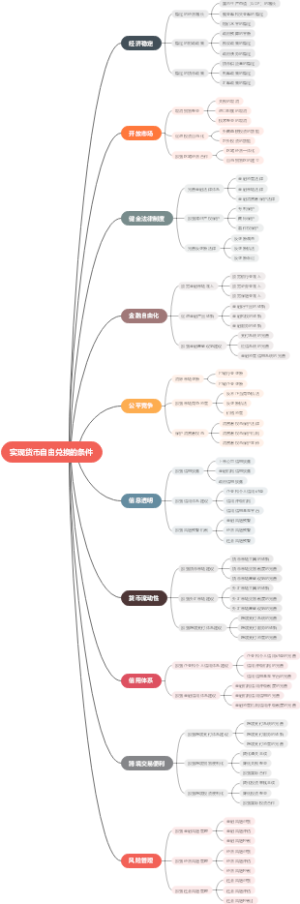实现货币自由兑换的条件