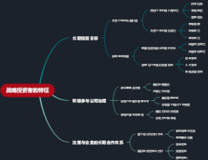 战略投资者的特征