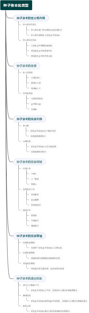 种子资本的类型