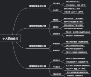 个人股的分类