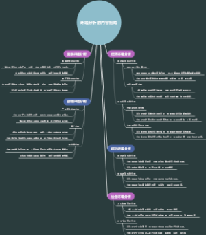 环境分析的内容组成