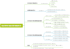 完全竞争市场的长期均衡的特点