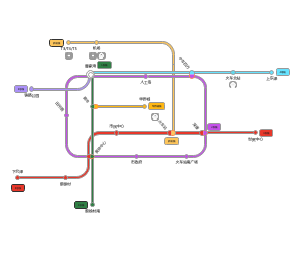 金川地铁图（2023）