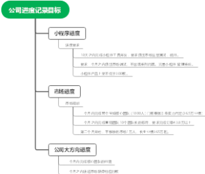 公司进度记录目标