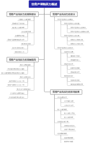 劳务产品购买力概述