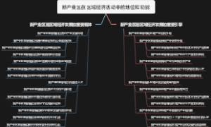 新产业区在区域经济活动中的地位和功能