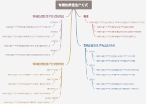 专精的柔性生产方式