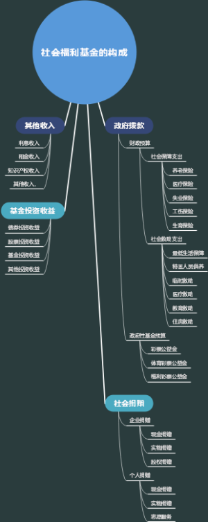 社会福利基金的构成