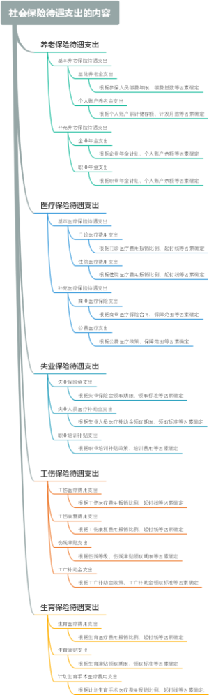 社会保险待遇支出的内容