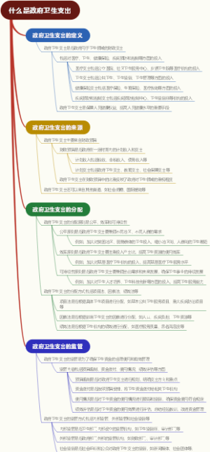 什么是政府卫生支出