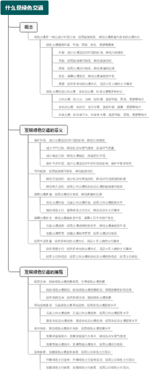 什么是绿色交通