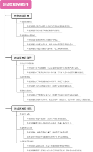 网络贸易的特殊性