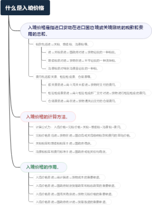 什么是入境价格