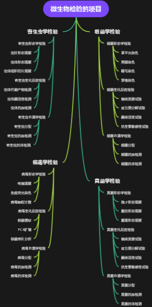 微生物检验的项目