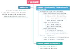 什么是清洁消费