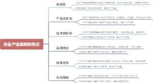 农业产业集群的特点