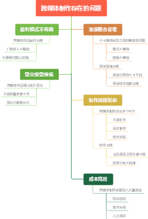 跨媒体制作存在的问题
