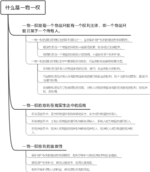 什么是一物一权