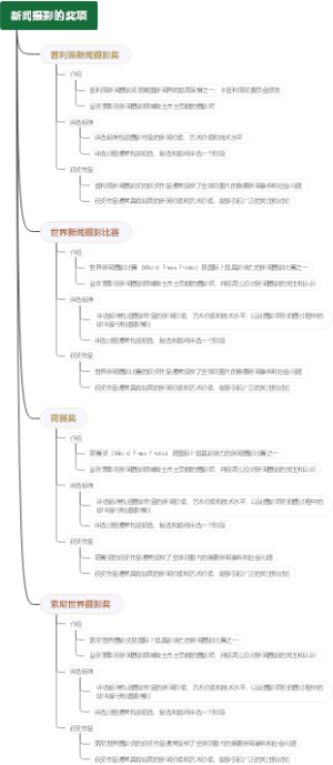 新闻摄影的奖项