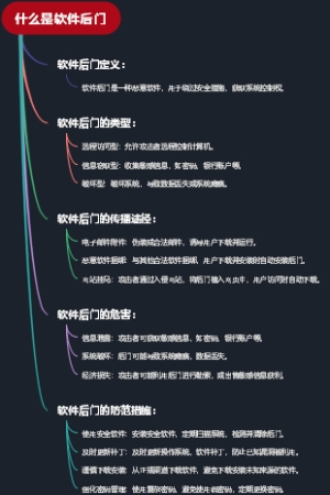 什么是软件后门