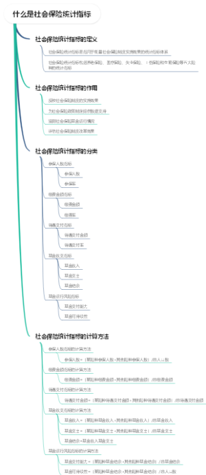 什么是社会保险统计指标