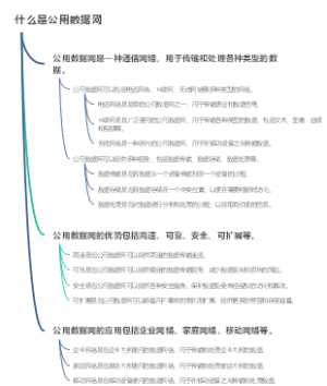 什么是公用数据网