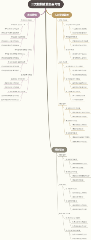 三支柱模式的主要内容
